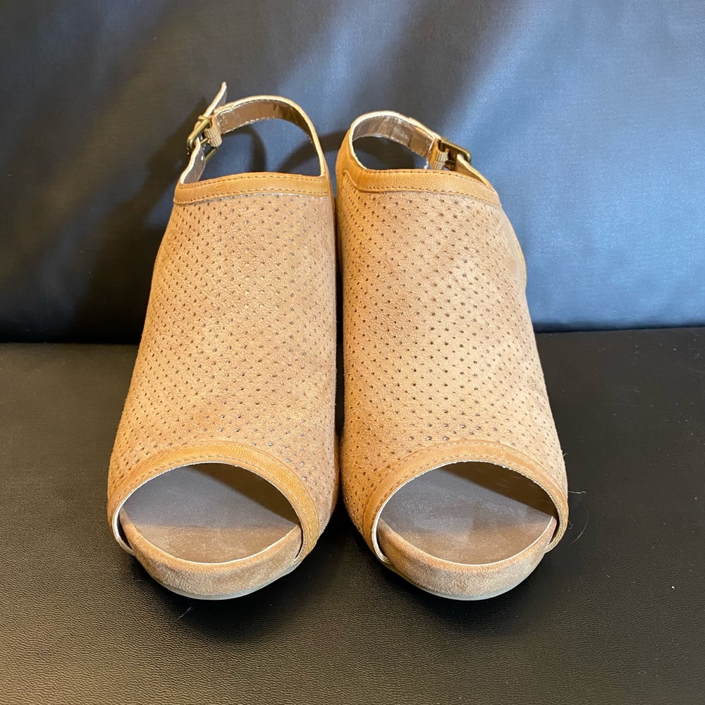 DRESSBARN Open Toed Wedges (NWOT)